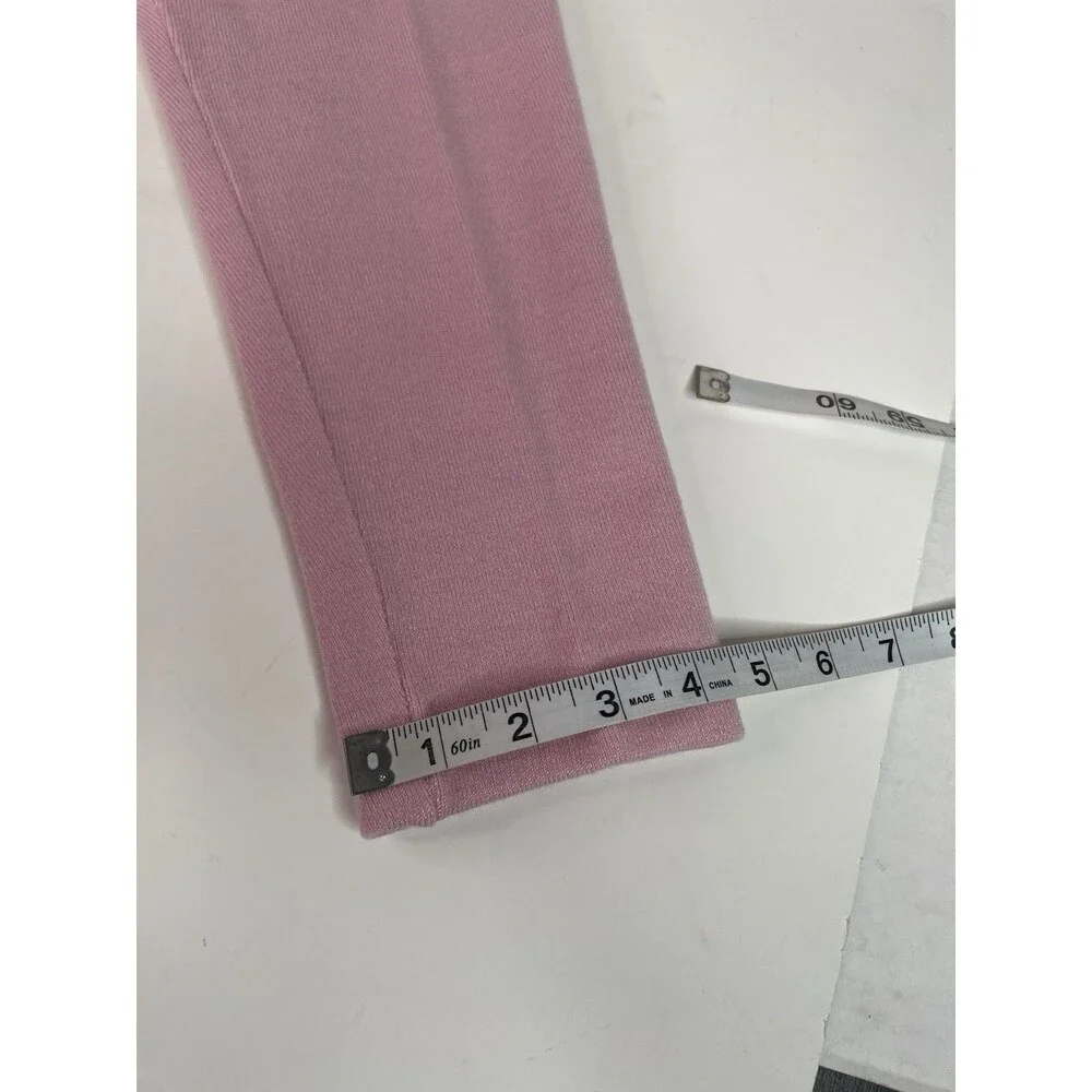 Vintage Adrienne Vittadini Sweat Pants, Medium, Pink, Designer, Lambswool